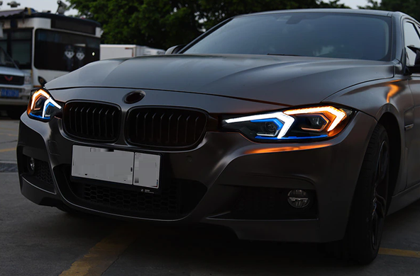 Передня оптика, фари BMW F30 Full LED для заводського галогену (11-15 р.в.) тюнінг фото