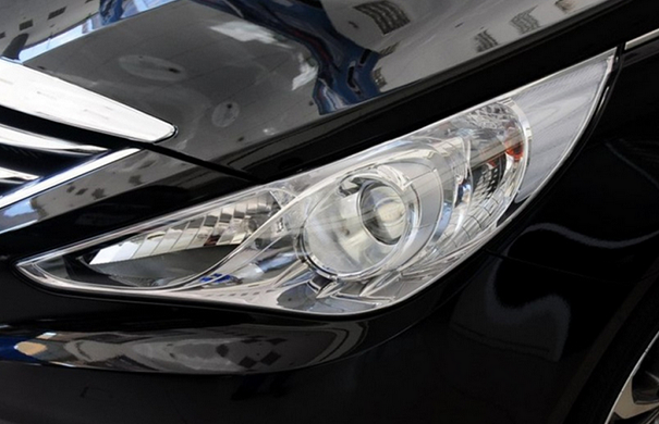 Оптика передняя, стекла фар Hyundai Sonata YF тюнинг фото