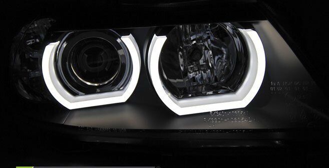 Оптика передня, фари на BMW E90 (05-08 р.в.) тюнінг фото