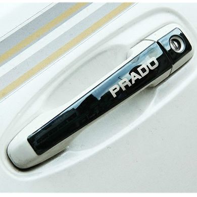 Комплект накладок на дверные ручки Toyota LC Prado 150 тюнинг фото