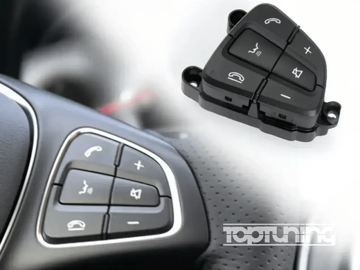 Комплект кнопок для керма Mercedes W205 W253 тюнінг фото