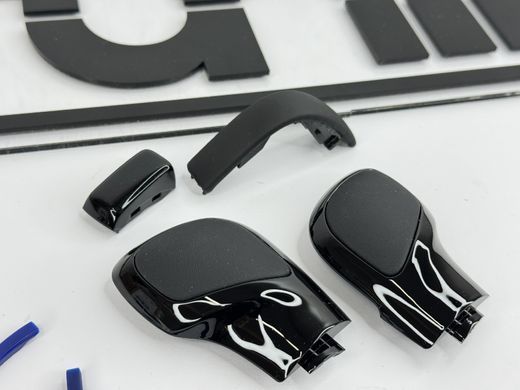 Ручка перемикання передач VW Golf 6,7 / Passat B7, B8, CC / Jetta 6 коробка DSG чорна з перфорацією тюнінг фото