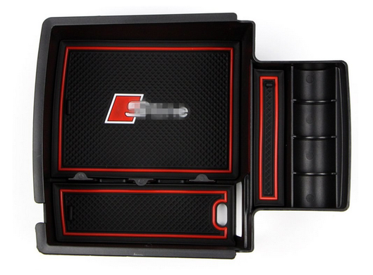 Коробка органайзер центральной консоли Audi Q5 (08-17 г.в.) тюнинг фото