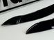 Накладки на фари, вії BMW X5 E70 чорний глянець ABS-пластик тюнінг фото