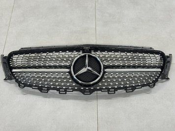 Решітка радіатора Mercedes W213 в стилі Diamond silver  тюнінг фото