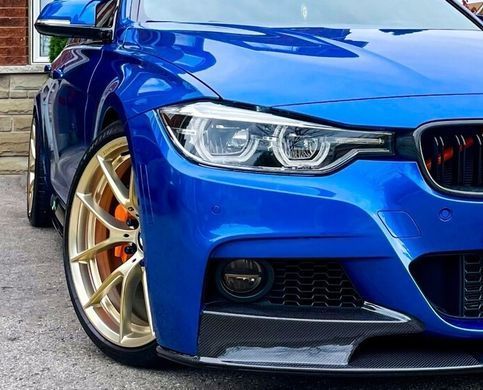 Накладка переднего бампера BMW F30 / F31 M-Pakiet под карбон тюнинг фото
