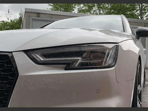 Оптика передняя, фары Audi A4 B9 (2017-2020) LED с линзой тюнинг фото