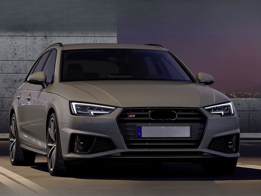 Оптика передняя, фары Audi A4 B9 (2017-2020) LED с линзой тюнинг фото