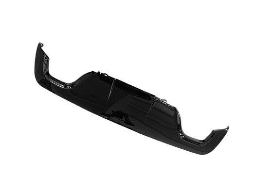 Диффузор (накладка) на задний бампер BMW E60 M-Paket / M-Tech черная глянцевая тюнинг фото