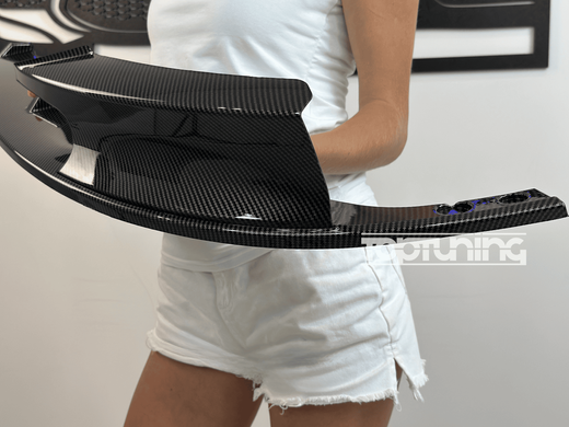 Накладка переднего бампера BMW F30 / F31 M-Pakiet под карбон тюнинг фото