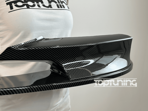 Накладка переднего бампера BMW F30 / F31 M-Pakiet под карбон тюнинг фото