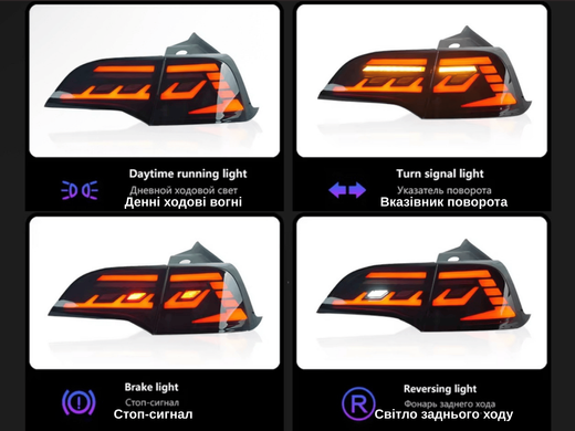 Оптика задняя, фонари Tesla Model 3 / Model Y Full Led (2017-2020) тюнинг фото