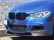 Накладка переднего бампера BMW F30 / F31 M-Pakiet под карбон тюнинг фото