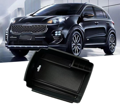 Коробка органайзер центральной консоли Kia Sportage 4 (16-20 г.в.) тюнинг фото