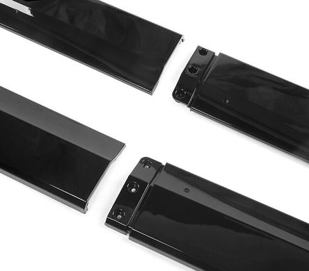 Накладки (дифузори) порогів Tesla Model Y чорні глянсові тюнінг фото