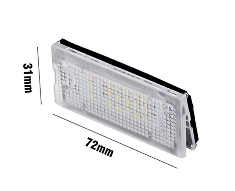 Подсветка номера для БМВ E46 тюнинг фото
