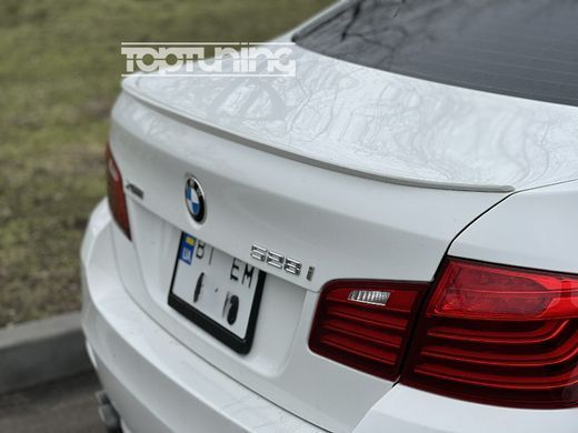 Спойлер крышки багажника BMW F10 стиль М5 (ABS-пластик) тюнинг фото