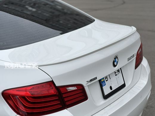 Спойлер крышки багажника BMW F10 стиль М5 (ABS-пластик) тюнинг фото