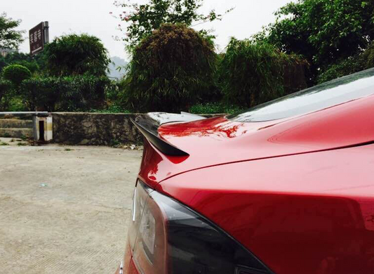 Спойлер багажника Tesla Model S стиль M4 (склопластик) тюнінг фото