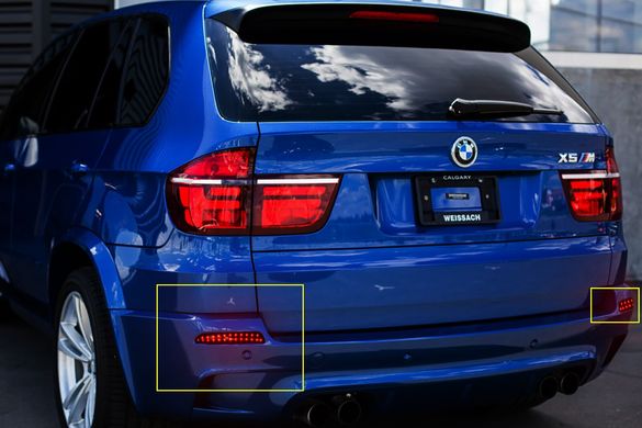 Стоп-сигнали на BMW E70 димчасті (06-10 р.в.) тюнінг фото