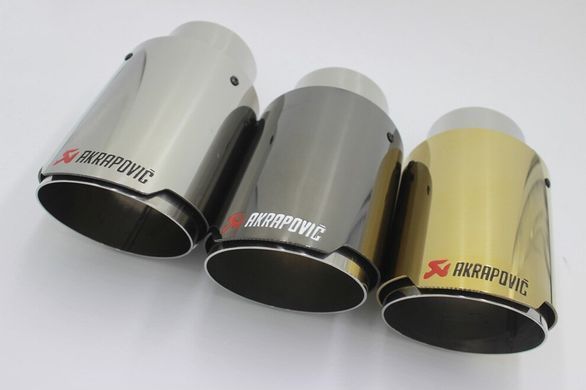 Насадка на глушник Akrapovic Silver тюнінг фото