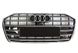 Решетка радиатора Audi A6 C8 стиль S6 черный глянец + хром (2018-...) тюнинг фото