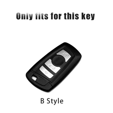 Чехол протектор на ключ для BMW F20 F30 F34 F32 F07 F10 F30 F06 F01 M5 M6 F25 F26 серебристый тюнинг фото