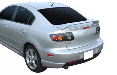 Спойлер багажника Mazda 3, ABS-пластик (03-08 г.в.) тюнинг фото