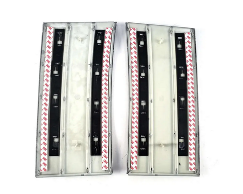 Накладки повітрозабірників на двері RANGE ROVER L405 чорні + хром (13-17 р.в.) тюнінг фото
