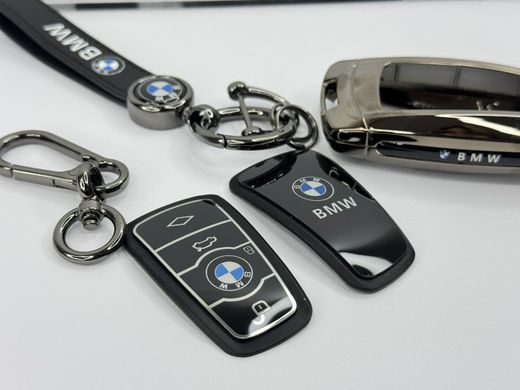Чехол протектор на ключ для BMW F20 F30 F34 F32 F07 F10 F30 F06 F01 M5 M6 F25 F26 серебристый тюнинг фото