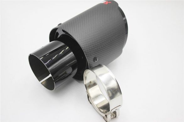 Насадка на глушник Akrapovic Carbon + Black Base тюнінг фото