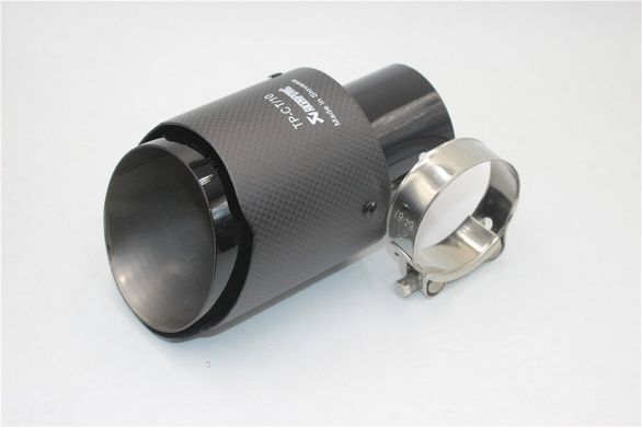 Насадка на глушник Akrapovic Carbon + Black Base тюнінг фото