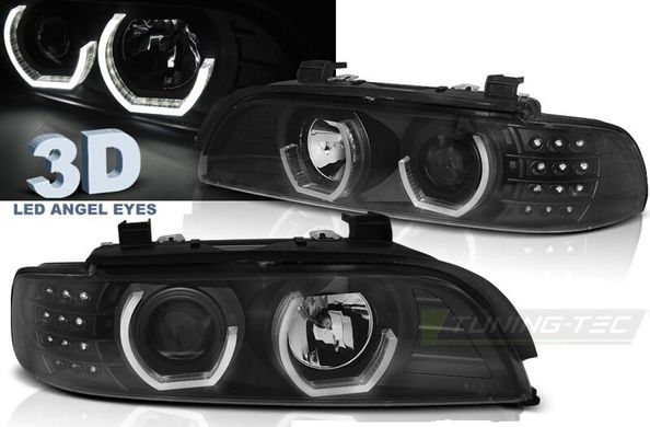 Оптика передняя, фары на BMW E39 тюнинг фото