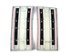 Накладки повітрозабірників на двері RANGE ROVER L405 чорні + хром (13-17 р.в.) тюнінг фото