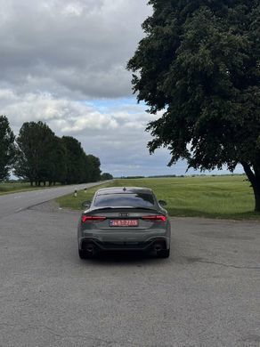 Спойлер на Audi A5 Sportback стиль M4 чорний глянсовий ABS-пластик (2016-...) тюнінг фото