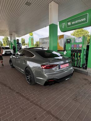 Спойлер на Audi A5 Sportback стиль M4 чорний глянсовий ABS-пластик (2016-...) тюнінг фото