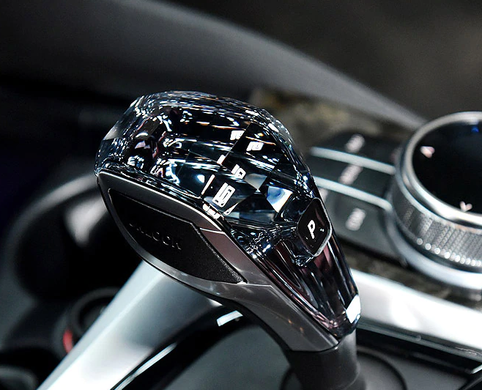 Розкішна кришталева ручка передач + комплект кнопок BMW X5 G05 / X6 G06 / X7 G07 тюнінг фото