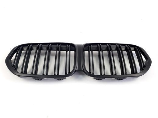 Решетка радиатора BMW X1 F48 М черный матовый (2019-...) тюнинг фото