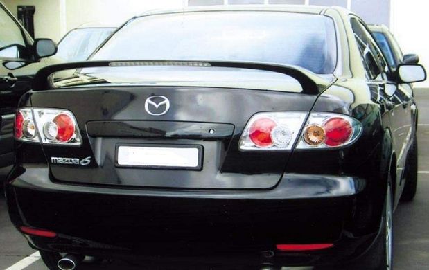 Спойлер багажника Mazda 6 зі стоп сигналом (02-08 р.в.) тюнінг фото