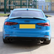 Спойлер на Audi A5 Sportback стиль M4 чорний глянсовий ABS-пластик (2016-...) тюнінг фото