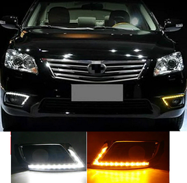 Рамки протитуманні Toyota Camry 40 з DRL (09-11 р.в.) тюнінг фото