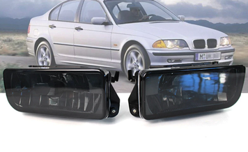 Противотуманки на BMW E36 димчаті тюнінг фото