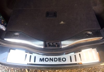 Накладка на задний бампер Ford Mondeo MK5 тюнинг фото
