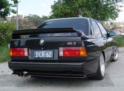 Спойлер (накладка багажника) BMW Е30 M3 тюнинг фото