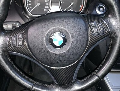 Накладки на руль BMW E87 / E90 / E92, под карбон тюнинг фото