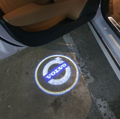 Подсветка дверей с логотипом Volvo S60/S80/S90/V40/V60/V70/V90/XC40/XC60/XC70/XC90 тюнинг фото