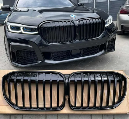 Решітка радіатора (ніздрі) BMW 7 G11 / G12 стиль S (2019-...) тюнінг фото