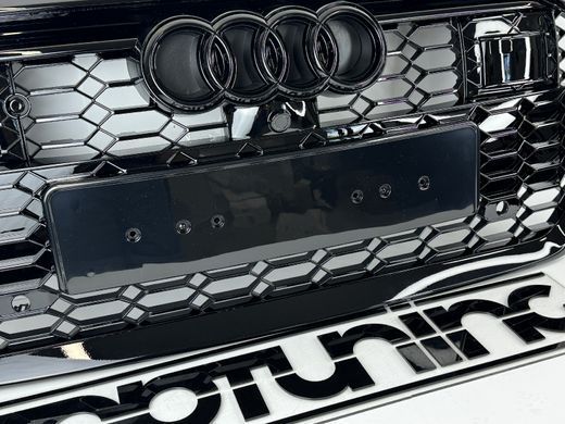 Решетка радиатора Audi A6 C8 стиль RS6 под камеру и радар (2018-...) тюнинг фото