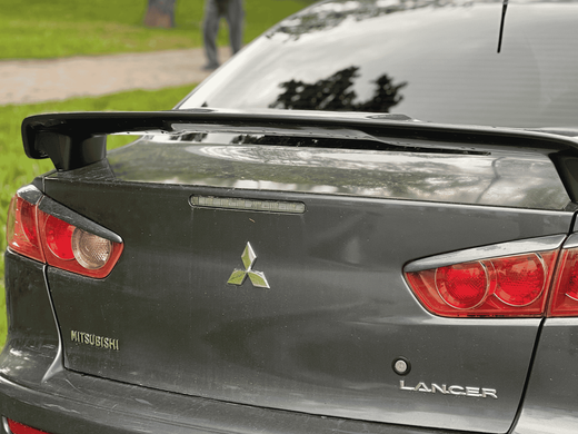 Спойлер багажника Mitsubishi Lancer X Original Design чорний глянець (ABS-пластик) тюнінг фото