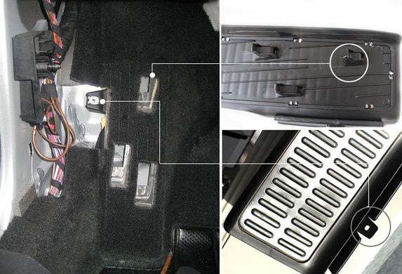 Накладки на педали VW Passat B6 / B7 /CC / R36 / Skoda Superb 2 (автомат) тюнинг фото